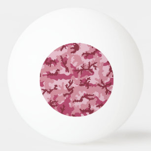 Pelota De Ping Pong Camuflaje rosa