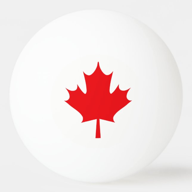 PELOTA DE PING PONG CANADÁ (Anverso)