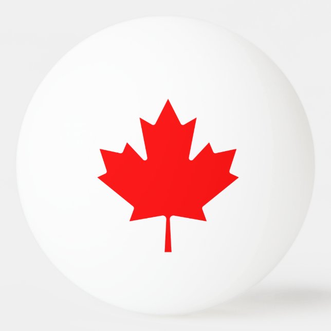 Pelota De Ping Pong Canadá (Anverso)