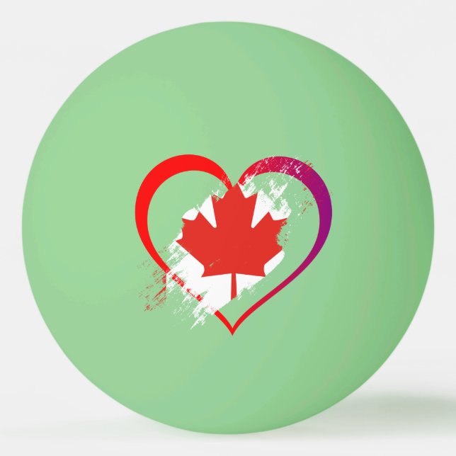 Pelota De Ping Pong Canadá: Ping Pong Balls (Anverso)