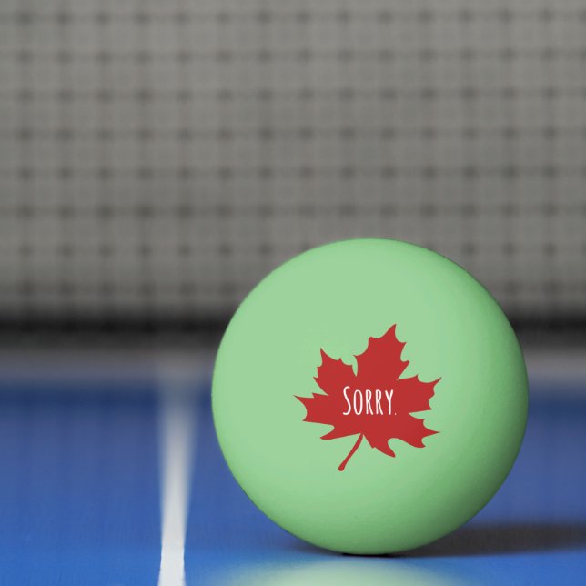 Pelota De Ping Pong Canadiense gracioso (Neto)