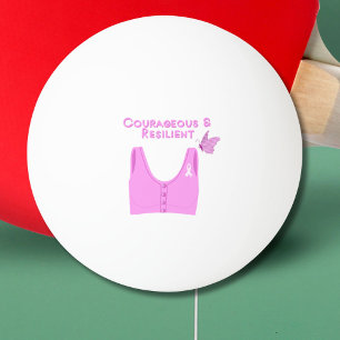 Pelota De Ping Pong Cáncer de Mama valiente y resistente