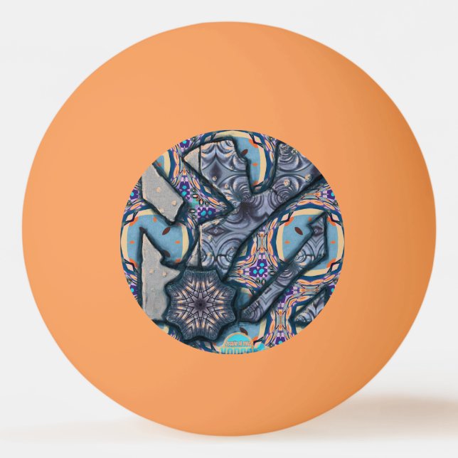 Pelota De Ping Pong Canción de vivir Metalizado n° 2 (Anverso)