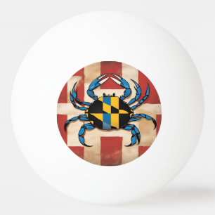 Pelota De Ping Pong Cangrejo azul de Maryland