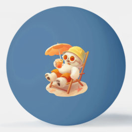 Pelota De Ping Pong Canto sonriente - Modo playa activado