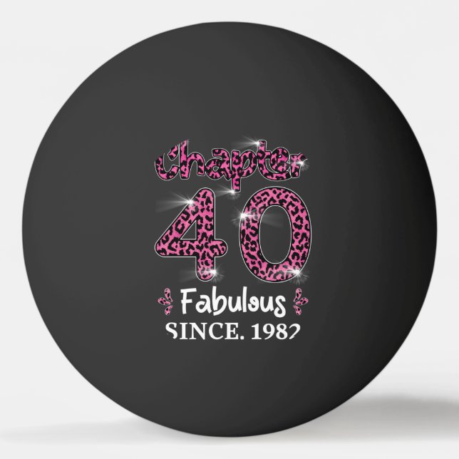 Pelota De Ping Pong Capítulo 40 Fabuloso desde 1982 (Anverso)