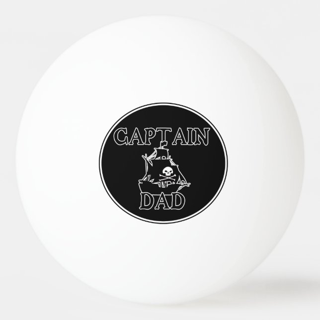 Pelota De Ping Pong Captain Dad Ping Pong Ball (Anverso)