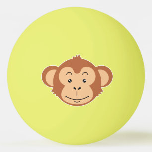 Pelota De Ping Pong Cara de mono