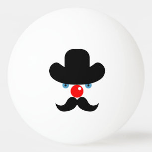 Pelota De Ping Pong Cara divertida de payaso