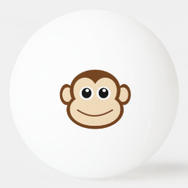 Pelota De Ping Pong Cara linda del mono del bebé