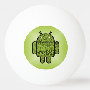 Pelota De Ping Pong Carácter de garabato paisley para Android™