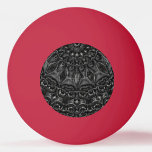 Pelota De Ping Pong Carbón Mandala Ping Pong Ball
