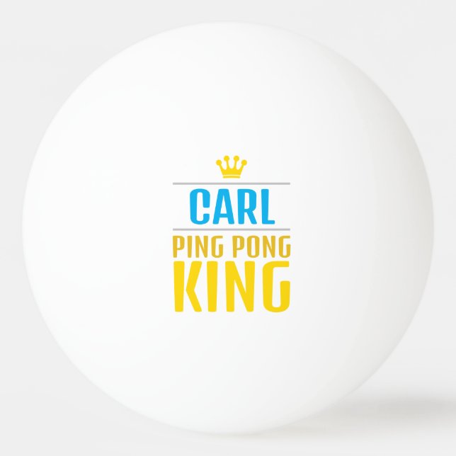 Pelota De Ping Pong Carl (Anverso)