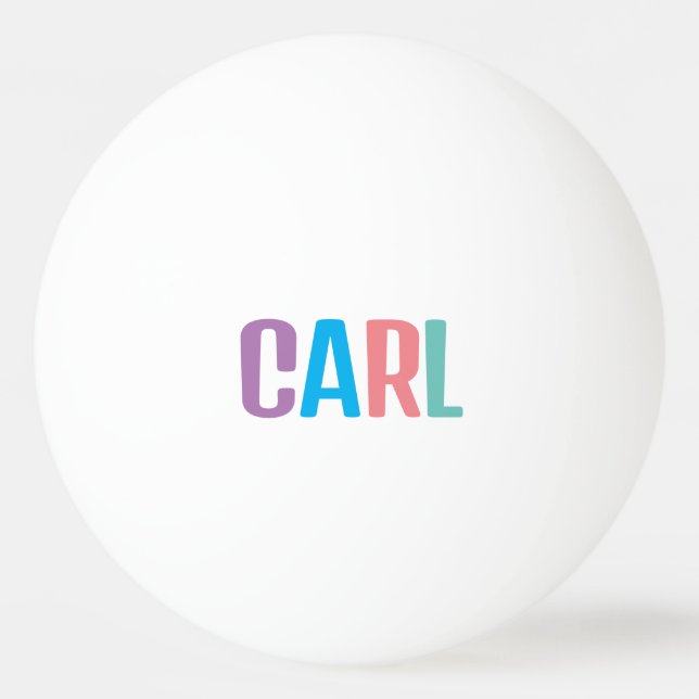 Pelota De Ping Pong Carl (Anverso)