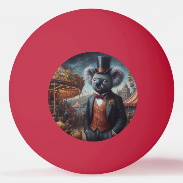 Pelota De Ping Pong Carnaval de Koala (Anverso)
