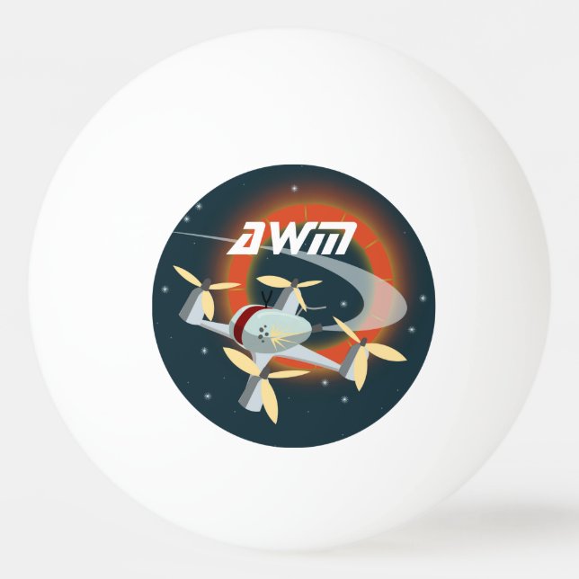 Pelota De Ping Pong Carreras de drones (Anverso)