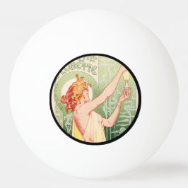 Pelota De Ping Pong Cartel vintage de Absinthe Robette - Alcohol