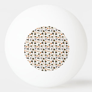 Pelota De Ping Pong Cat Boo Halloween