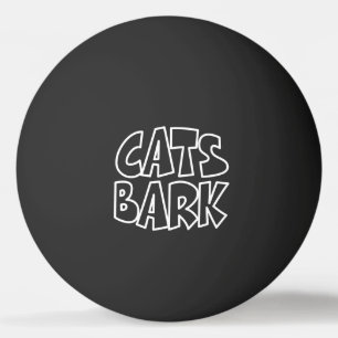 Pelota De Ping Pong Cats Bark