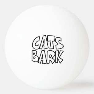 Pelota De Ping Pong Cats Bark