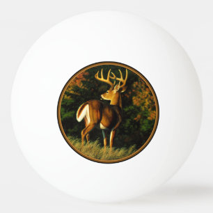 Pelota De Ping Pong Caza de gallos en el Trofeo Whitetail Deer