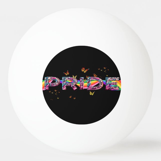 Pelota De Ping Pong Celebrar el orgullo (Anverso)