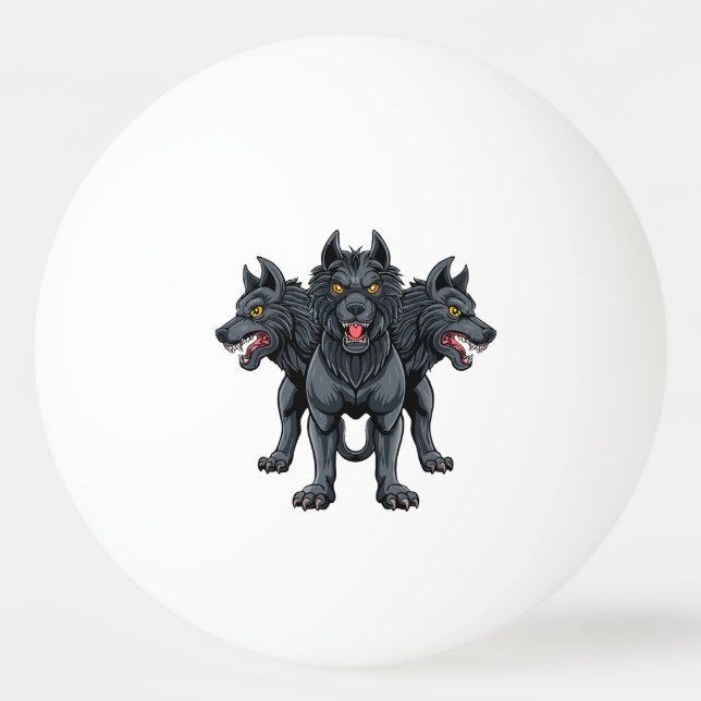 Pelota De Ping Pong Cérbero (Anverso)
