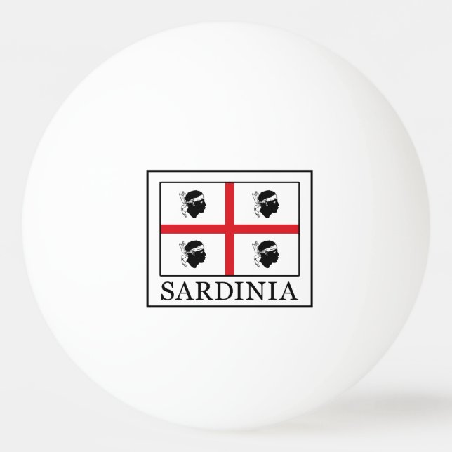 Pelota De Ping Pong Cerdeña (Anverso)
