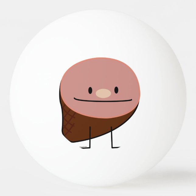 Pelota De Ping Pong Cerdo ahumado cocido miel de la proteína del día (Anverso)