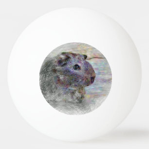 Pelota De Ping Pong Cerdo de Guinea animal artificial