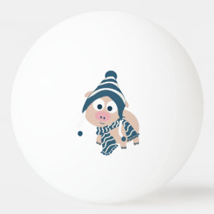 Pelota De Ping Pong Cerdo de invierno