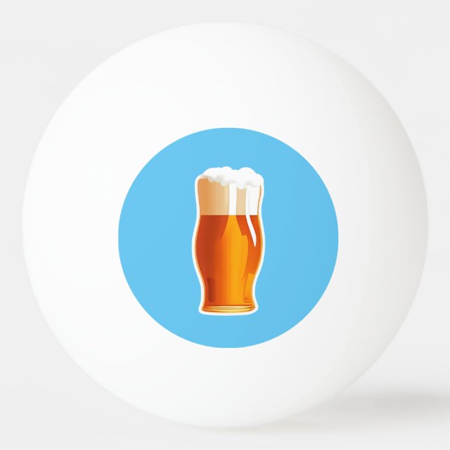 Pelota De Ping Pong Cerveza (Anverso)