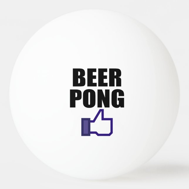 PELOTA DE PING PONG CERVEZA PONG, COMO ESTO (Anverso)