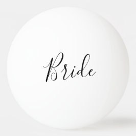 Pelota De Ping Pong Change Font - Custom Bride