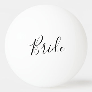 Pelota De Ping Pong Change Font - Custom Bride