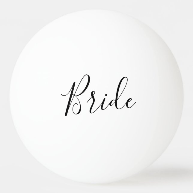 Pelota De Ping Pong Change Font - Custom Bride  (Anverso)