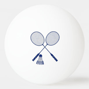 Pelota De Ping Pong Chaquetas Badminton Mínimo Shuttlecock Birdie Blue