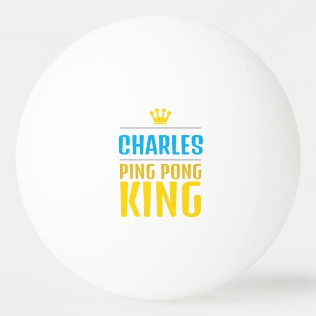 Pelota De Ping Pong Charles (Anverso)