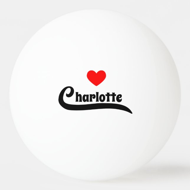 Pelota De Ping Pong Charlotte (Anverso)
