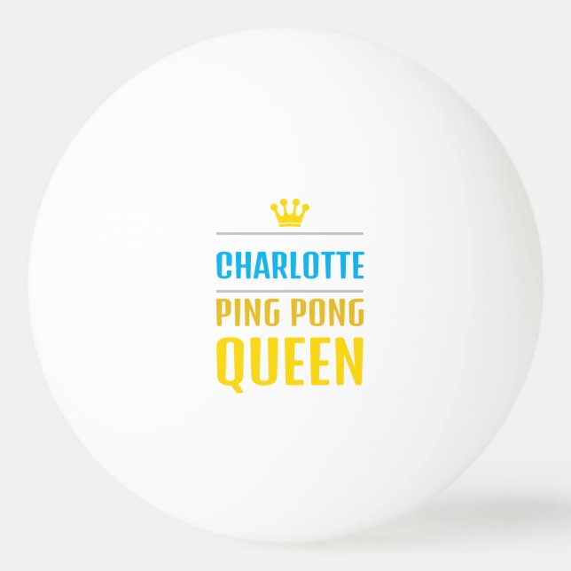 Pelota De Ping Pong Charlotte (Anverso)