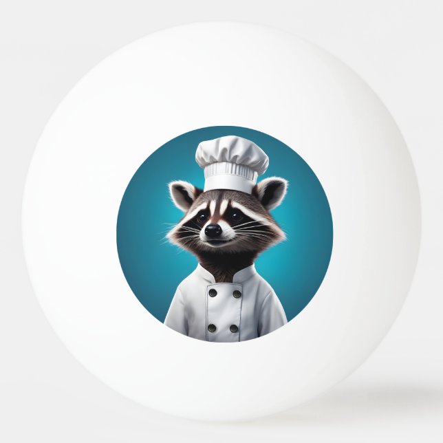 Pelota De Ping Pong Chef Raccoon
