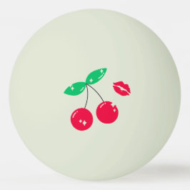 Pelota De Ping Pong cherry kiss brillo