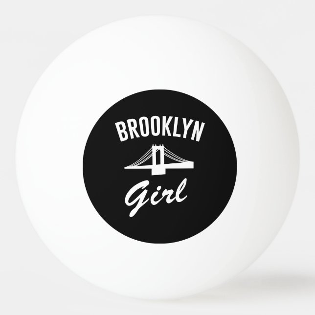 Pelota De Ping Pong Chica de Brooklyn (Anverso)