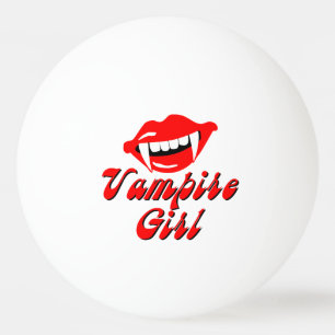 Pelota De Ping Pong Chica de vampiros
