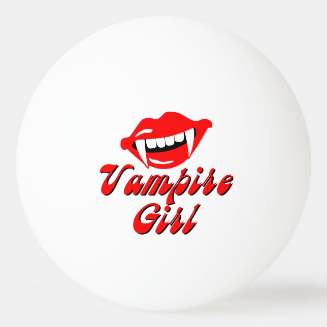 Pelota De Ping Pong Chica de vampiros (Reverso)
