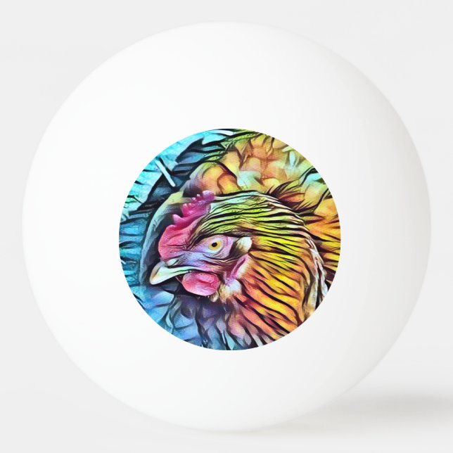 PELOTA DE PING PONG CHICKEN (Anverso)