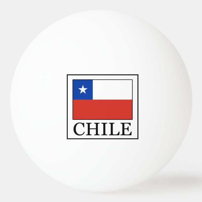 Pelota De Ping Pong Chile (Anverso)