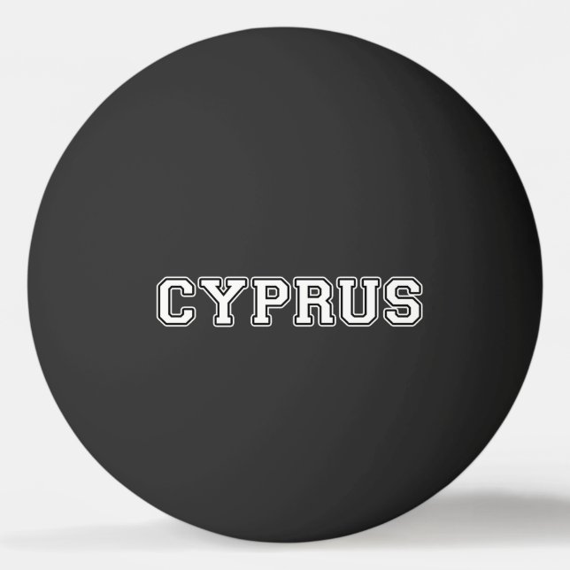 Pelota De Ping Pong Chipre (Anverso)