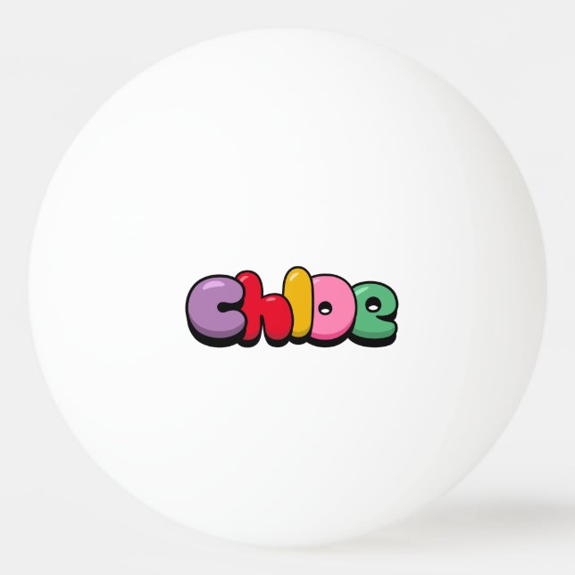 Pelota De Ping Pong Chloe (Anverso)