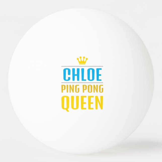 Pelota De Ping Pong Chloe (Anverso)